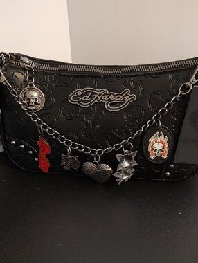 Ed Hardy Crossbody And Scarf